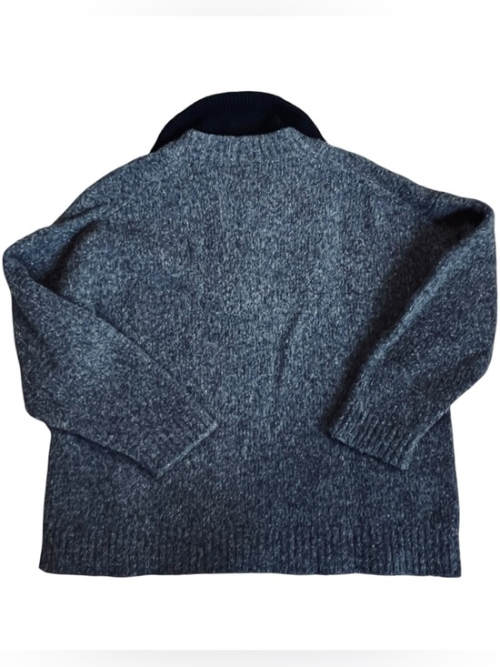 Nanushka Women’s Sz XS Gray Contrast Brushed Merino Wool Pullover Sweater - Picture 6 of 13